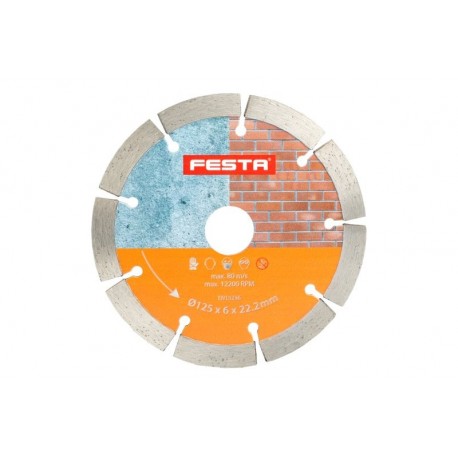 Kotouč diamantový FESTA segment dvojitý 125x6x22.2mm