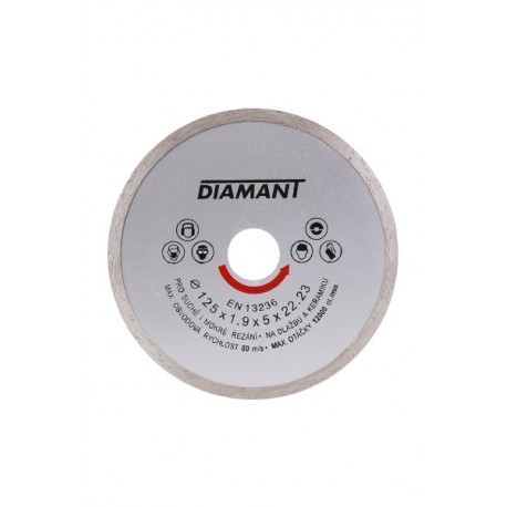 Kotouč diamantový WESTBERG 125x1.9x22.2mm plný