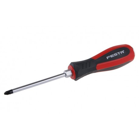 Šroubovák úderový FESTA INDUSTRY  CrV PZ 2x100mm 6hran