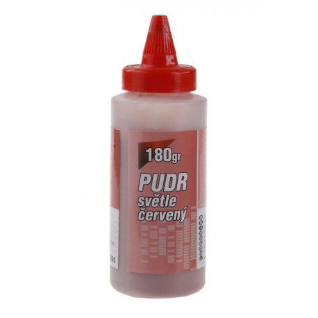 Pudr 180g světle červený