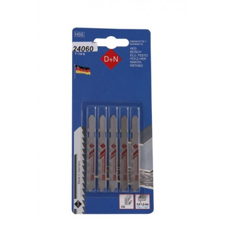Plátky do přímočaré pily HSS 50/1mm 5ks 31007.01