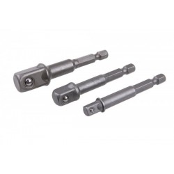 Sada adaptérů do vrtačky 1/4", 3/8", 1/2"