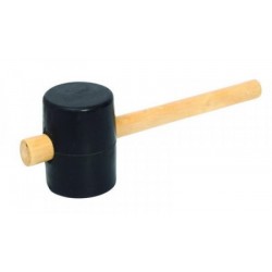 Palice gumová 55mm 31cm násada dřevo