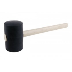 Palice gumová 90mm 36cm násada dřevo
