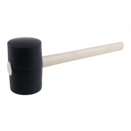Palice gumová 90mm 36cm násada dřevo