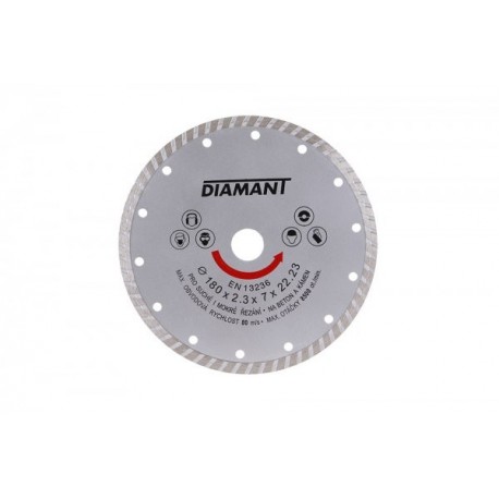 Kotouč diamantový DIAMANT 180x2.3x22.2mm TURBO
