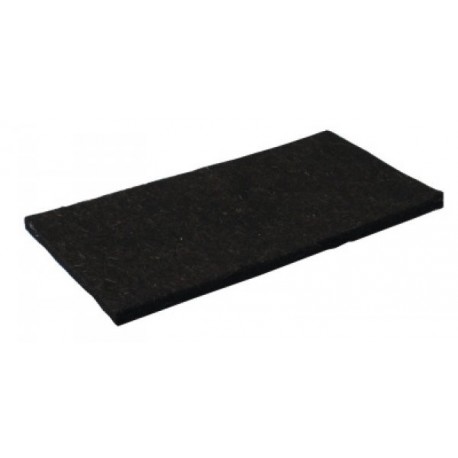Plst černá náhradní 250x130x10mm