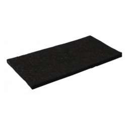 Plst černá náhradní 220x70x10mm