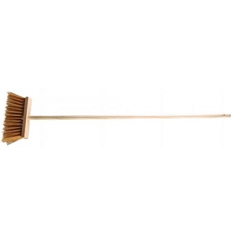 Smeták 25cm krapatý vlas 13cm s násadou 120cm