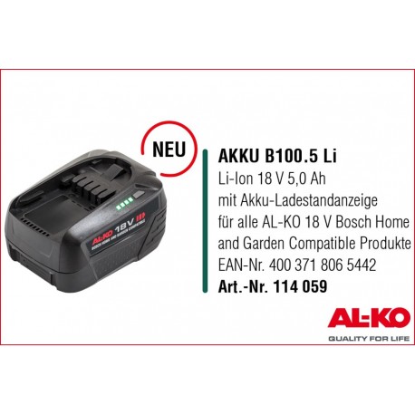 baterie B100.5 Li 5,0 Ah komp.BOSCH