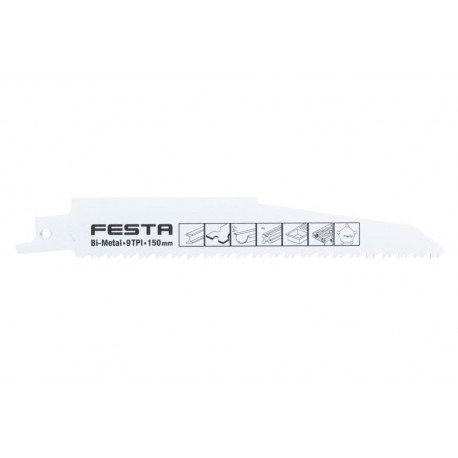 Plátek pilový FESTA do ocasky 150x22x1.6mm BiM 3ks